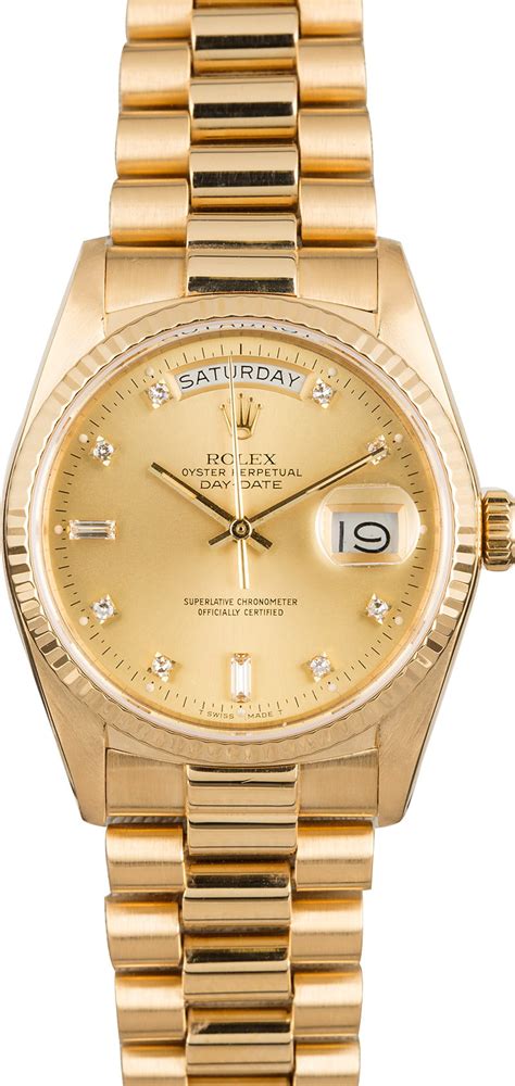 preowned rolex president.